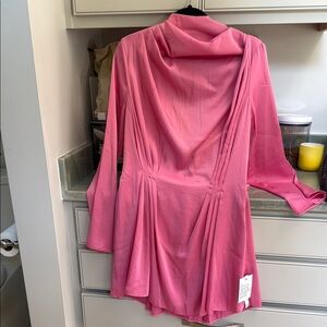 ASOS Pink Backless Dress